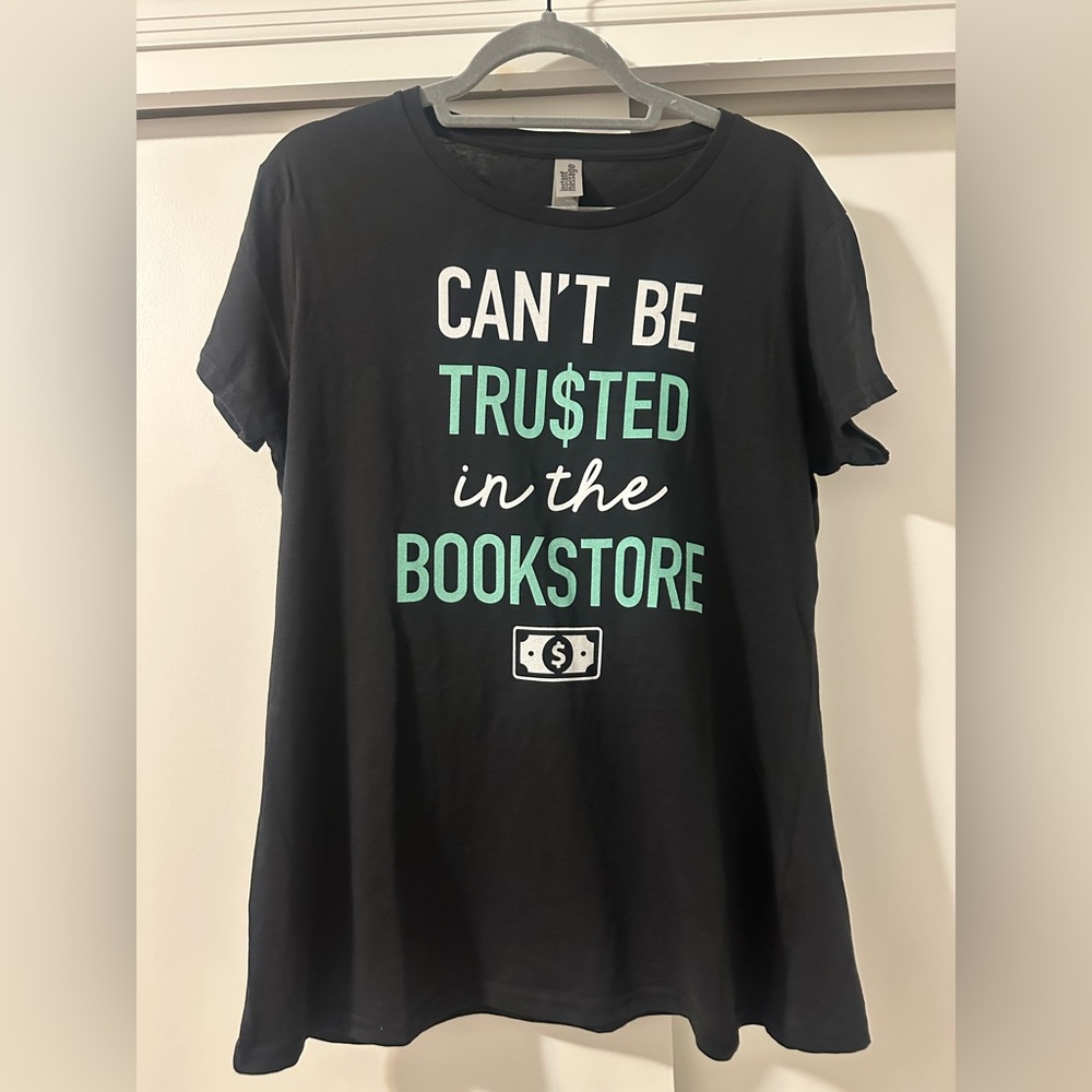 Graphic Black T-Shirt with Green and White Print